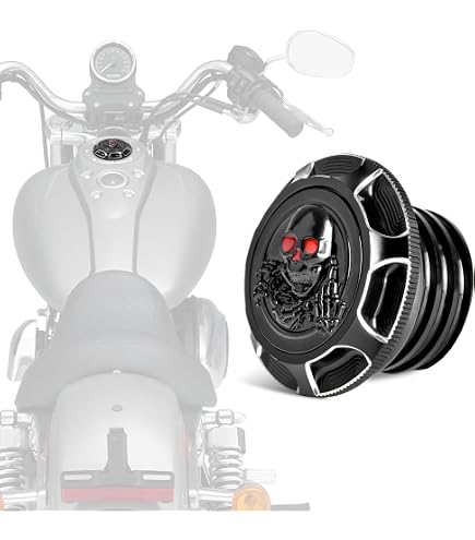 Amazon.com: Kuryakyn 7358 Zombie Skull Vented Fuel Tank/Gas Cap